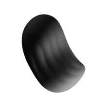 Kleines Wellen-Silikon-Mauspad mit Handgelenkkissen für-Schwarz