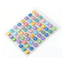 Vibranted Letters And Number Keyboard Decals Keycap Stickers 26