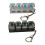 4-Key Mechanical Keycap Tester Toy With LED Lighting For-White 2