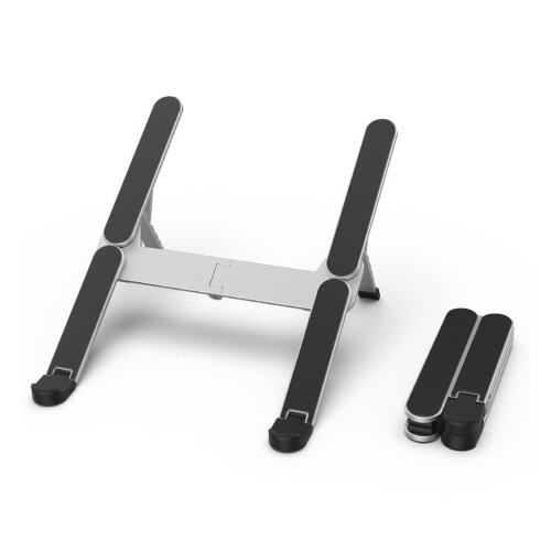 Support d'ordinateur en aluminium, 6 Positions réglables,-Argent