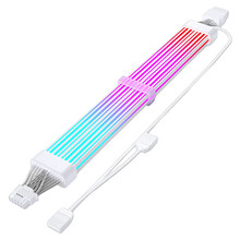 35 cm ARGB-GPU-Grafikkarten-Verlängerungskabel,-Weiß