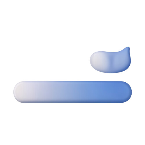 Lovely Keyboard And Mouse Wrist Rest Pad Waterproof Easy-blue