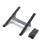 Support d'ordinateur portable pliable en aluminium, 6-gris 1