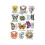 Papillon Rub Ons Autocollants Classique Fleur Plante Junk-12 1