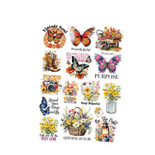 Autocollant papillon Ă frotter, Scrapbooking, artisanat,-15