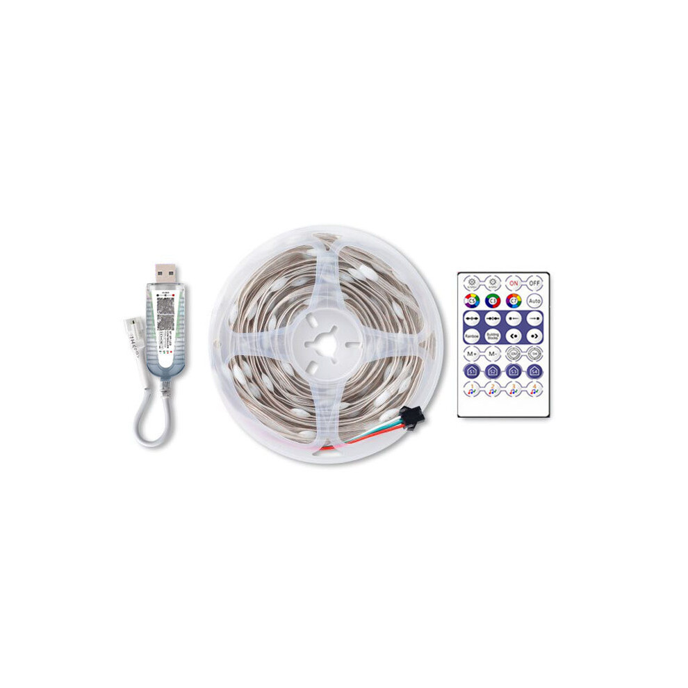 (20M) Rgb Ic Bluetooth Fairy S Christmas Usb String App Control Light 320997619116