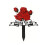Elegant Metal Crosses With Rose Pattern For Graveyard And-B 1