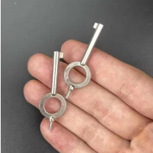 1 PCS American Style Universal Flat Key Blank Special Key Handcuff Lock Key