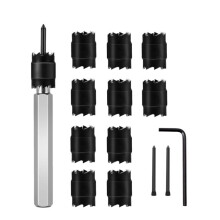 13pcs Double Sided 3/8" Rotary Spot Weld Cutter Remover Drill Bits Cut Welds Kit