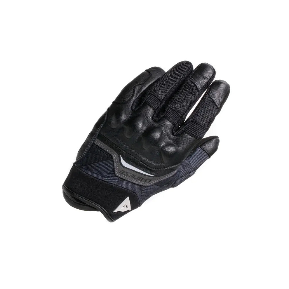 (L) Dainese Ermex Ladies Textile Gloves Black / White White,Black 8051019884381