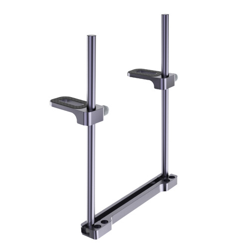 Height Adjustable Aluminum GPU Support Bracket Keep-double pol