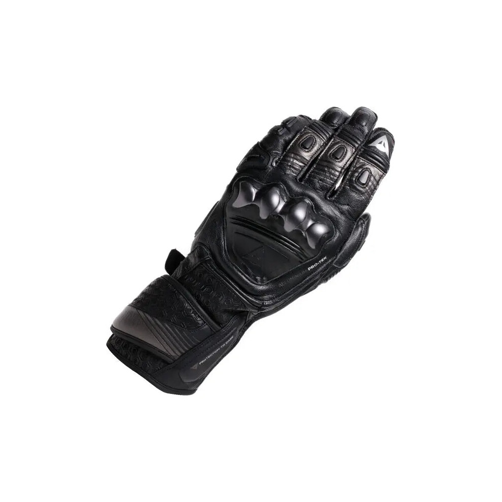 (L) Dainese Fiero Metal Leather Gloves / Anthracite Black 8051019883759