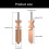 Professionelle AD5X-Düsenkomponente aus Bronze mit-0,8 mm 4