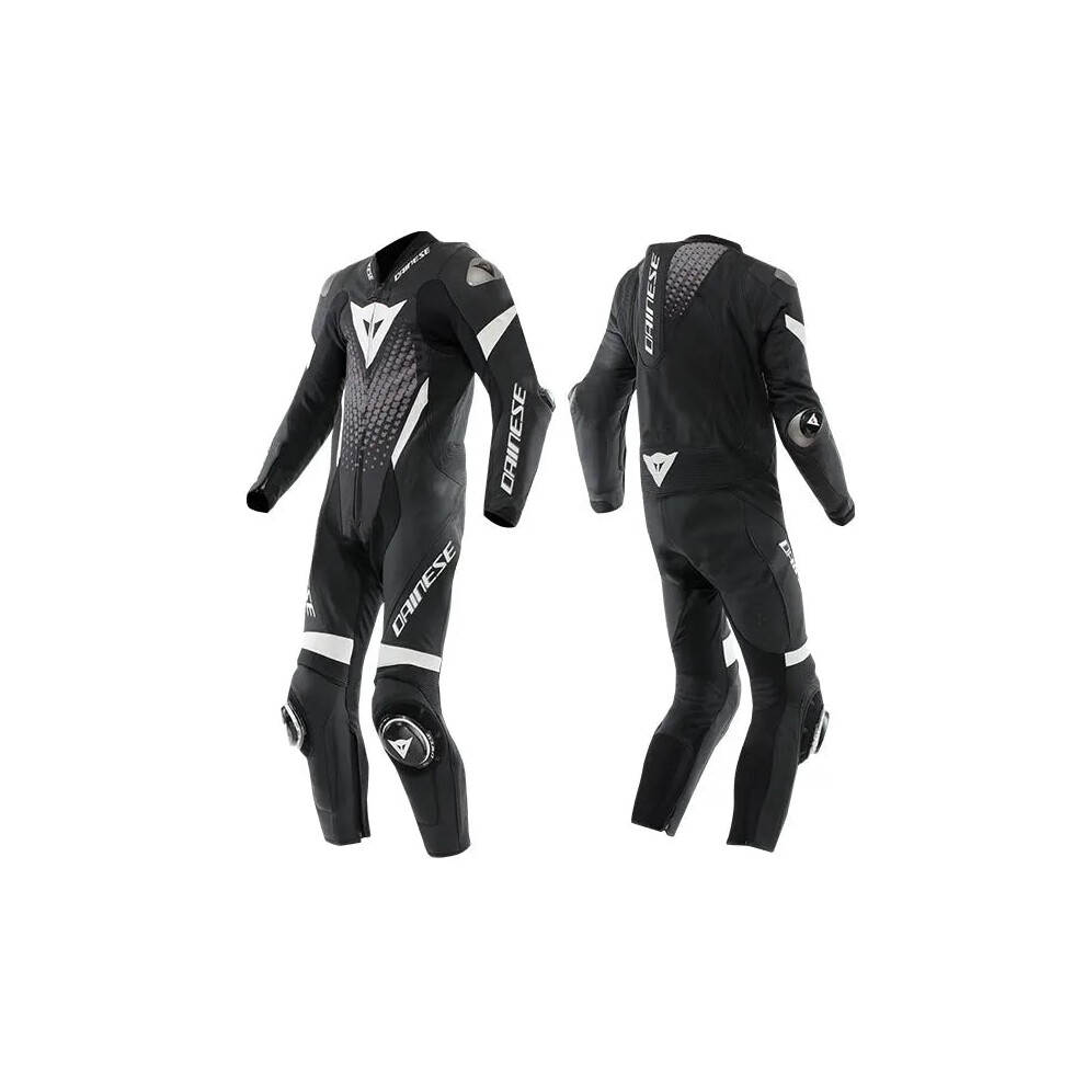 (Uk 48) Dainese Laguna Seca 6 Perforated 1 Piece Leather Suit Black / White / Anthracite White,Black 8051019871763