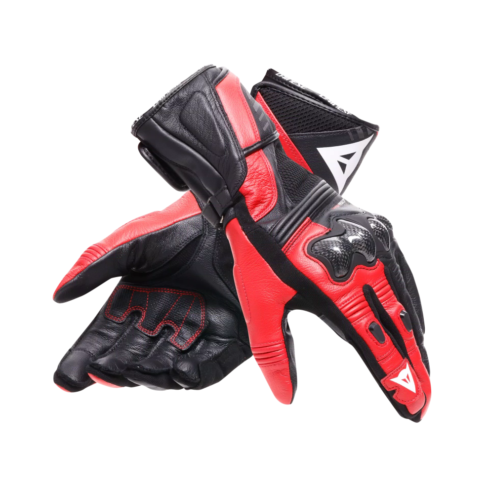 (Xs) Dainese Reacto Carbon Long Gloves Black / Lava Red Black,Red 8000958400978