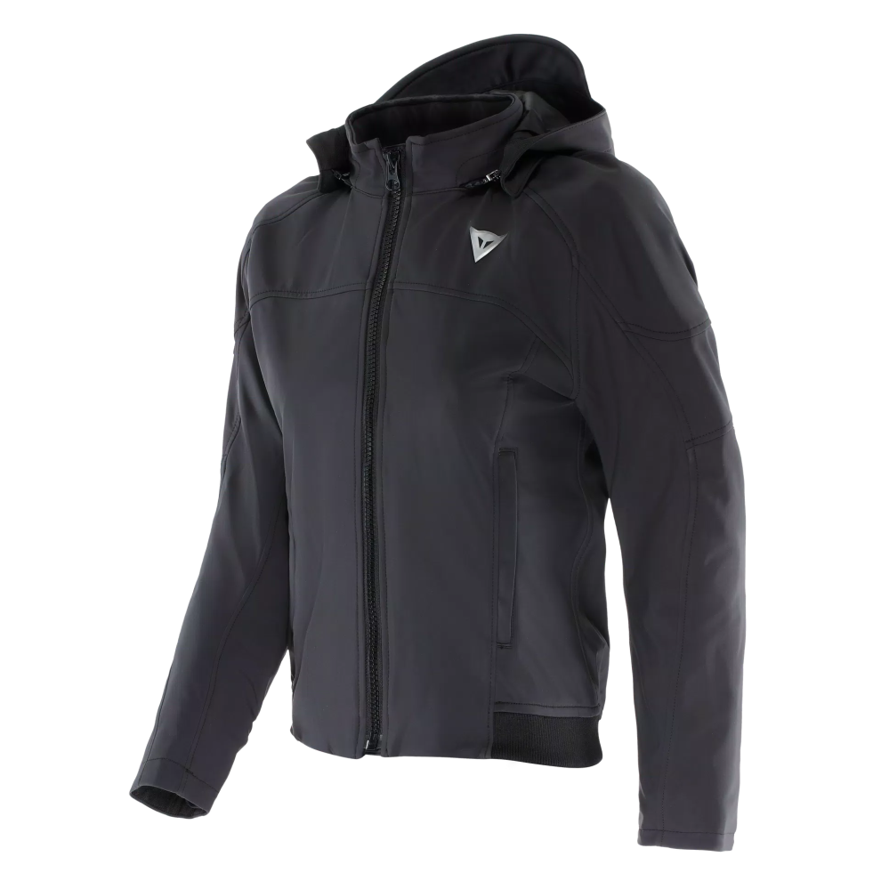 (Uk 12) Dainese Ignite 2 Hoodie Ladies Textile Jacket Black 8051019843449
