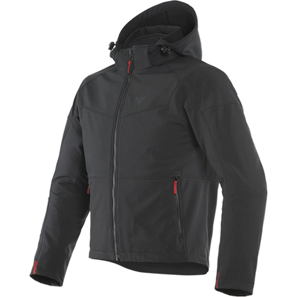 (Uk 40) Dainese Ignite Hooded Textile Jacket Black 8051019301567