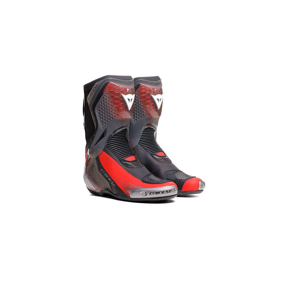 (47) Dainese Torque 4 S Racing Boots Black / Lava Red Black,Red 8051019945006