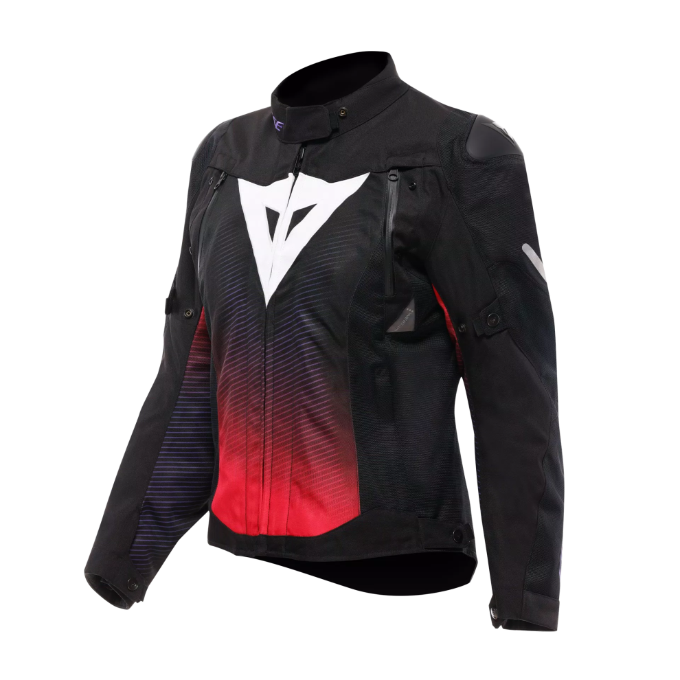 (Uk 16) Dainese Super Sprint D-Dry Ladies Textile Jacket Black / Fuchsia / White Pink,White,Black 8000958324267