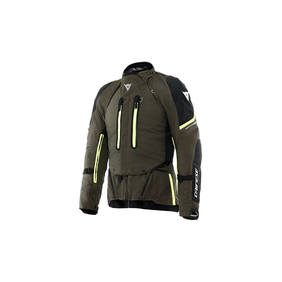 (Uk 48) Dainese Super Adventure Absoluteshell Textile Jacket Tarmac / Black / Fluo Yellow Black,Yellow 8051019815354