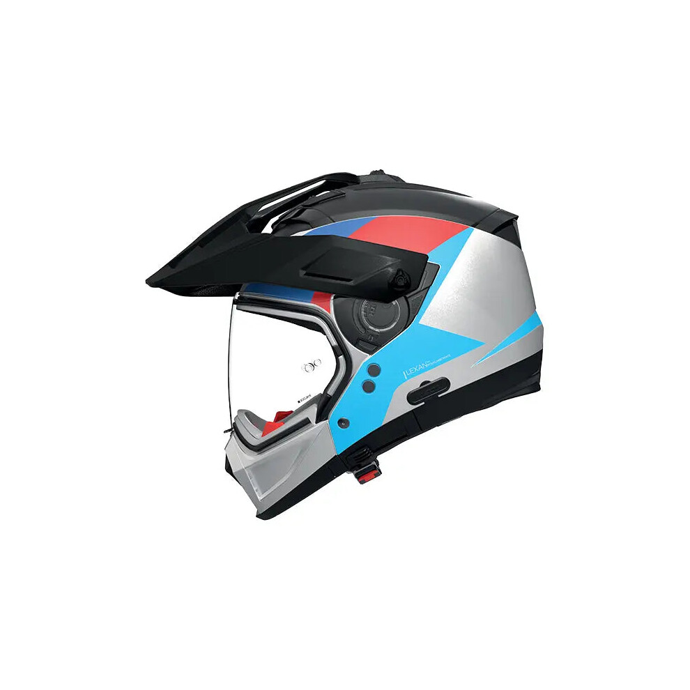 (Xs) Nolan N70-2 X 06 Turbine Grey / Blue / Red Blue,Red,Grey
