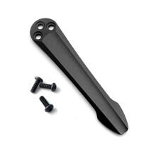 (D) Titanium Alloy Pocket Knife DIY Back Clip For Spyderco C223 Para 3 Manix 2