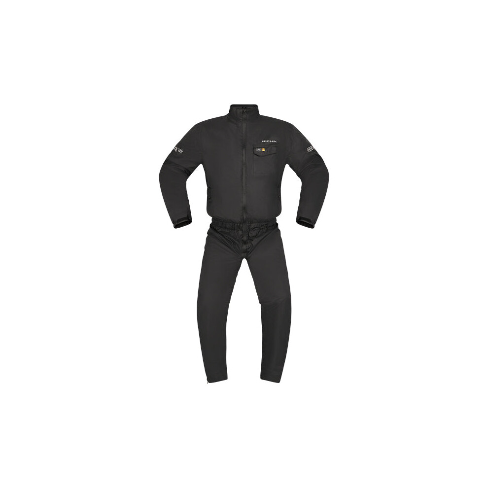 (Xl) Richa Monsoon One Piece Over Rainsuit Black 5415033338931