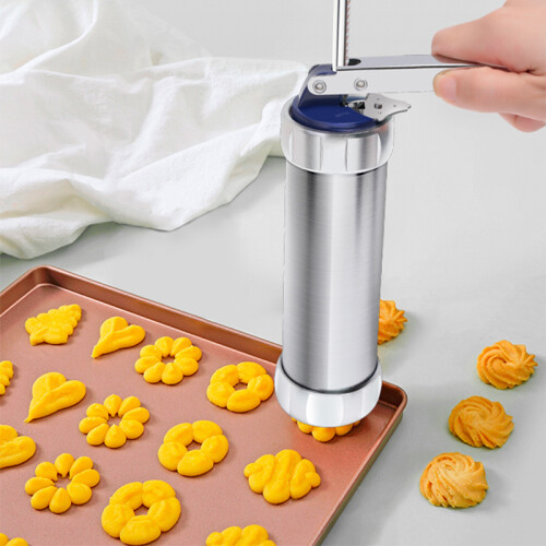 (B) Christmas Cookie Press Set Cookie Maker Cookie Baking Syringe With Accessories 2