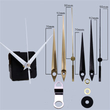 (Clock movement(C type)) 3PCS DIY Wall Clock Quartz Movement Repair Kit Replacement Parts Tool Set