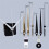 (Clock movement(A type)) 3PCS DIY Wall Clock Quartz Movement Repair Kit Replacement Parts Tool Set 6