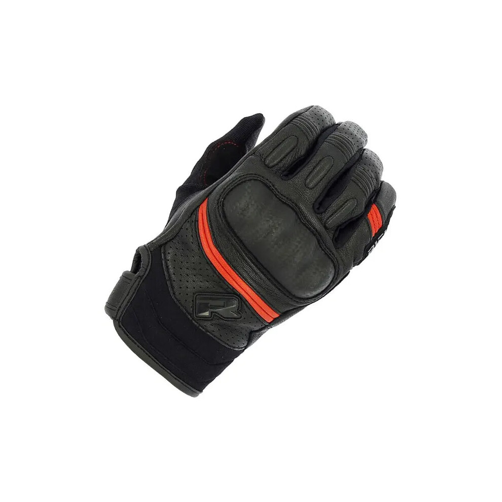 (S) Richa Protect Summer 2 Leather Gloves Black / Red Black,Red 5415033257560