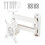 Modern Wall Mounted Brackets Adjustable-White 10 to 27 inches 1