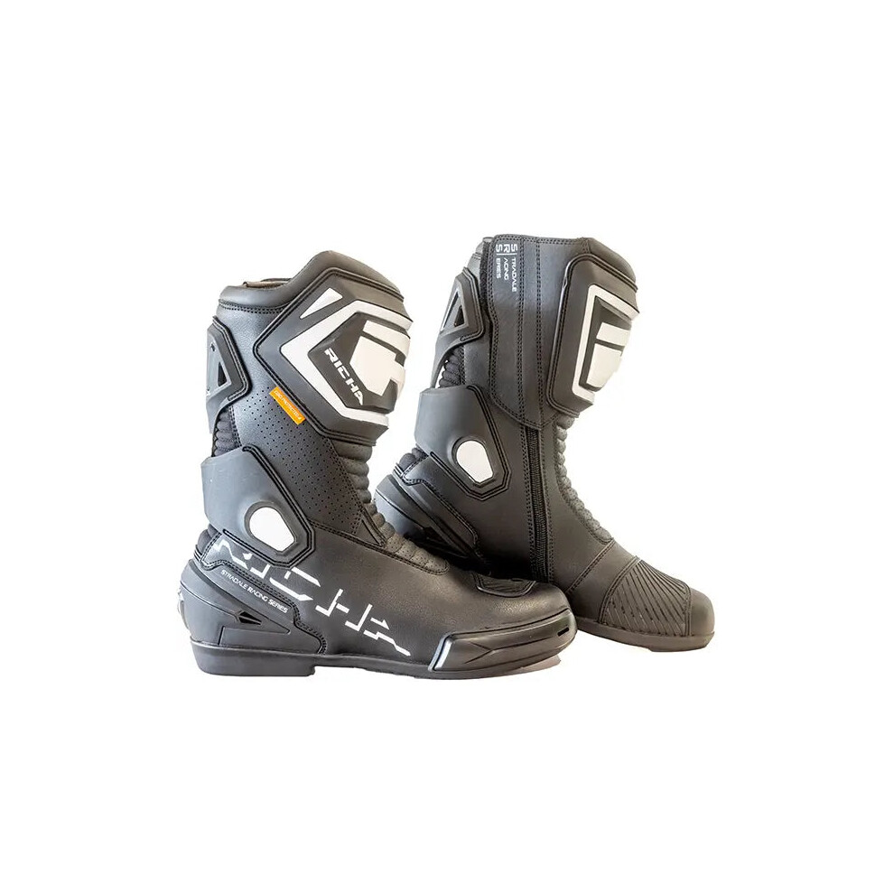 (Eu 46) Richa Stradale Boots Black / White White,Black 5060952801747