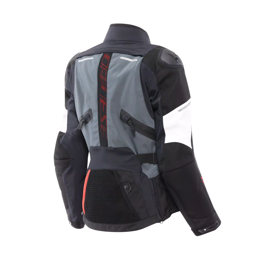 (Uk 16) Dainese Carve Master 4 Ladies Gore-Tex Jacket Black / Red / Grey Black,Red,Grey