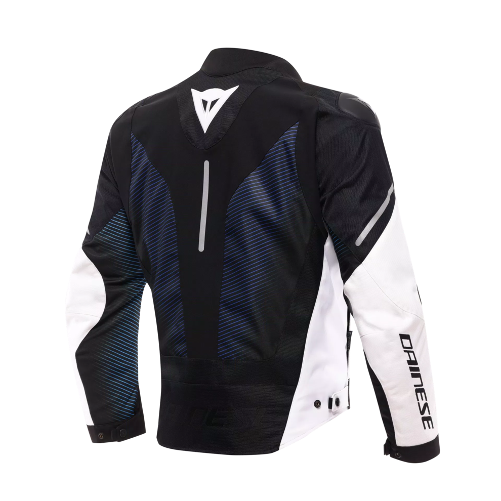 (Uk 42) Dainese Super Sprint D-Dry Textile Jacket Black / Blue / White Blue,White,Black