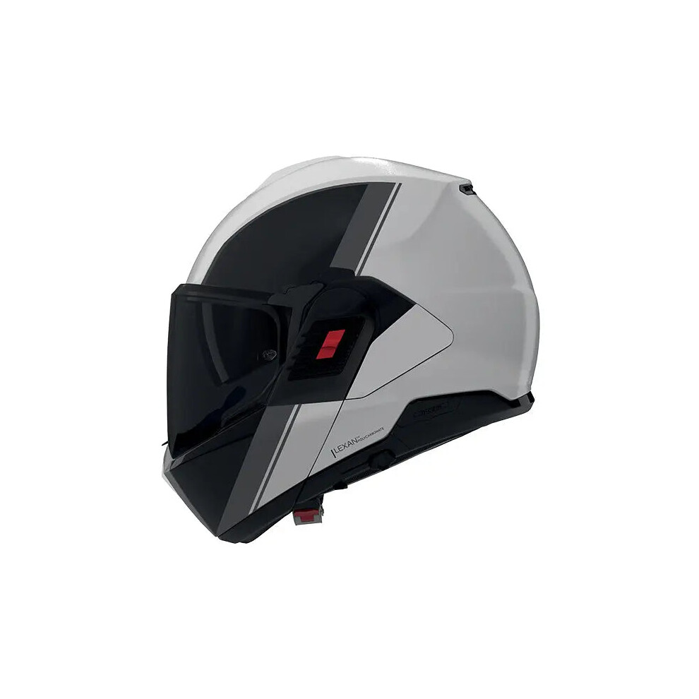 Nolan Men's Black/White/Grey N120-1 Verniciatura Speciale N-Com Helmet - Image 2
