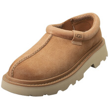(9) UGG Tasman Lug Mens Slip On Shoes in Chestnut