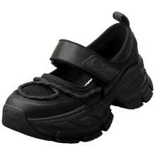 (4) Buffalo Saturn Vegan Womens Ballerina Shoes in Black