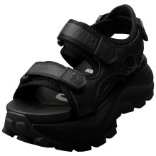 (5) Buffalo Manhatten Snd Vegan Womens Walking Sandals in Black