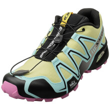 (10.5) Salomon Speedcross 3 Unisex Running Trainers in Yellow Multicolour