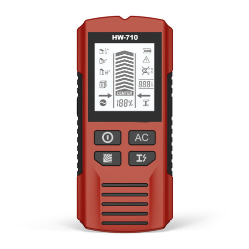 Wall Scanner Detects Through Various Building Materials-Red