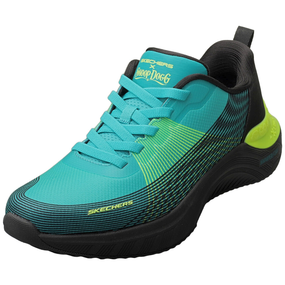 Skechers (9) Snoop Dogg Snoop Ace Mens Fashion Trainers In Black Green