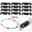 Mini Cooper Car Headlight Trim Ring Clips - 12pcs 3