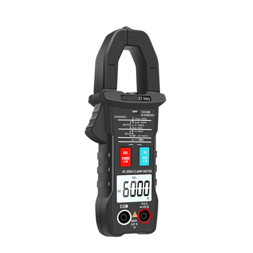 Digital Clamp Meter 6-600V 600A Current True RMS Ammeter Pliers