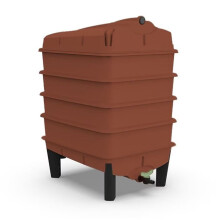 Composteur vers Tiger Wormery 4 plateaux, 62 L, en terre cuite, pour le compostage des dchets alimentaires de jardin