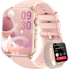 Smart Watch for Women, 1.91" HD Fitness Watch with LED Flashlight, Heart Rate SpO2 Sleep Stress Monitor, 120+ Sports Modes, Waterproof Step Counter
