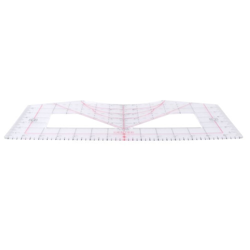 4 in 1 Tshirt-Ruler Guide for Vinyl Alignment for Measuring Tool Sewing Tool Calibration Tool Transparent Ruler 1