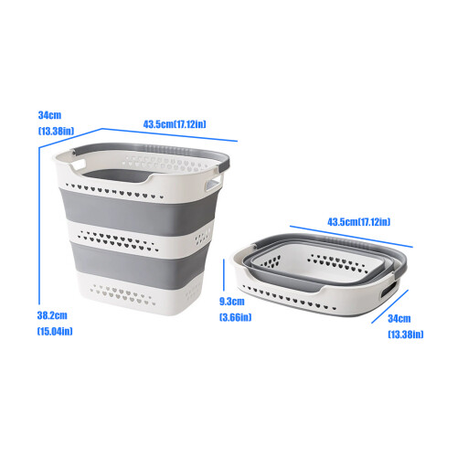 Portable Foldable Storage Container/Organizer Laundry Hamper 2
