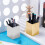 Porte-stylos insérés, décorations de bureau pour la-argent 3