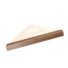 Aluminum Wood Bathroom Triangle Basket Shower Room-Single Tier
